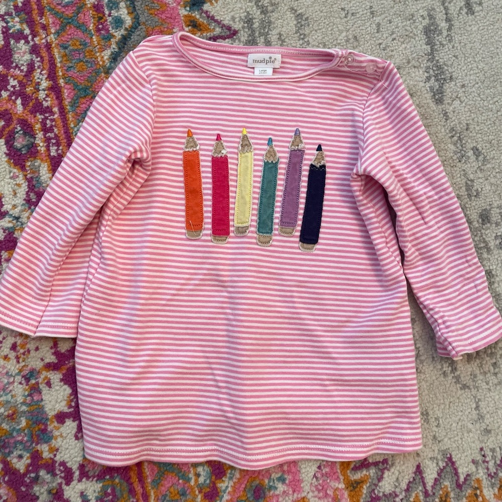 MudPie Colored Pencil Shirt